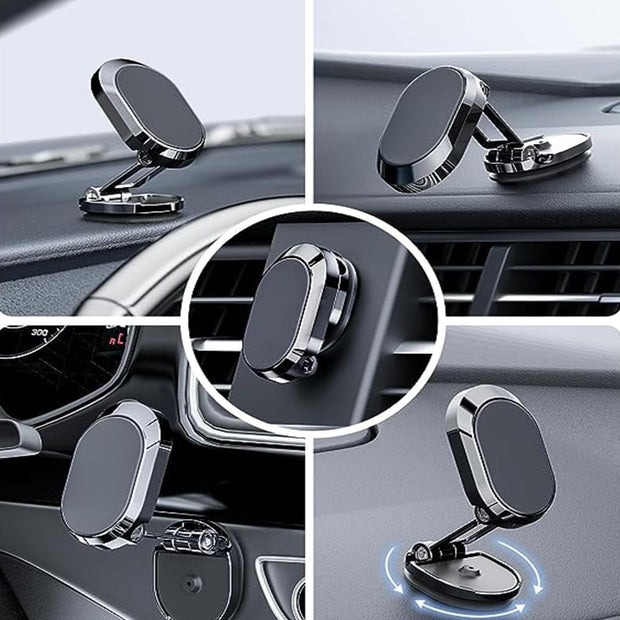 Foldable Magnetic Car Phone Holder