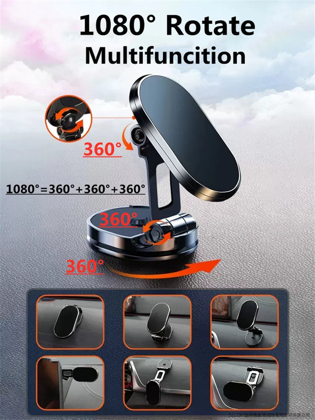 Foldable Magnetic Car Phone Holder